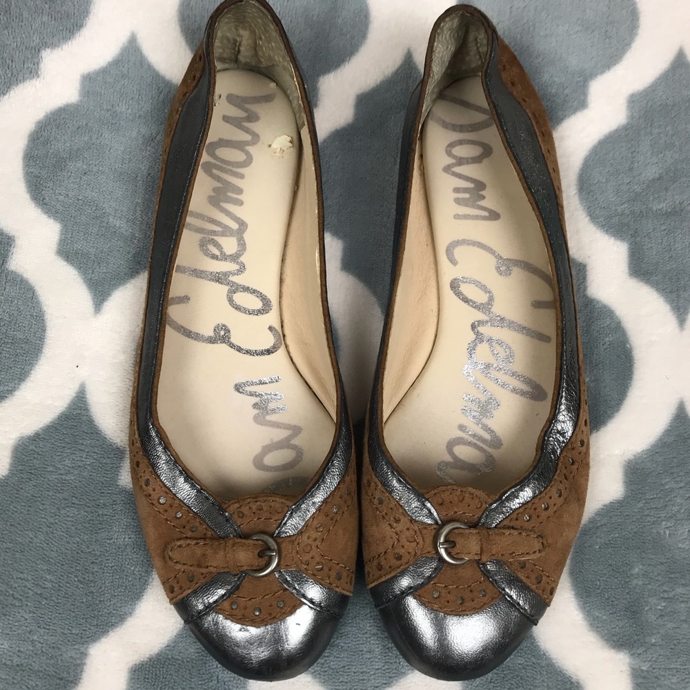 SAM EDELMAN Suede Leather Flats